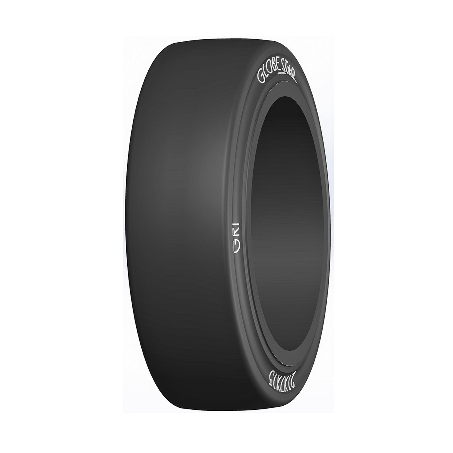 18x6x121_8(457_152-308)GRIGLOBESTARPressOnBand,Smooth,Solid,Black