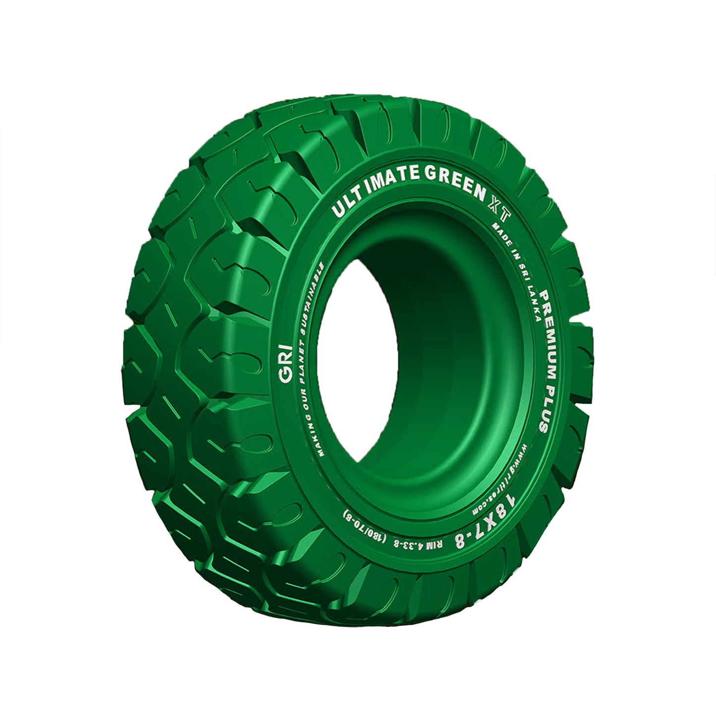 23x9-10_6.56.5"GRIULTIMATEGREENXT,Standard,Non-Marking,Solid,Green