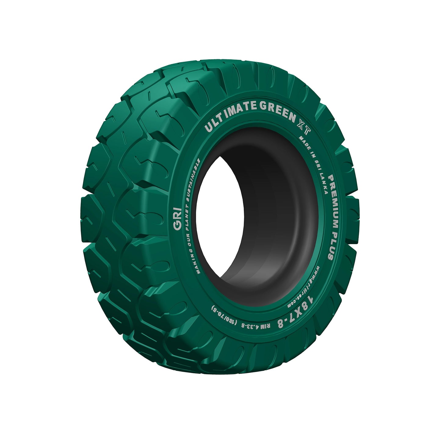 7.00-125"GRIULTIMATEGREENXT,Standard,Non-Marking,Solid,Green