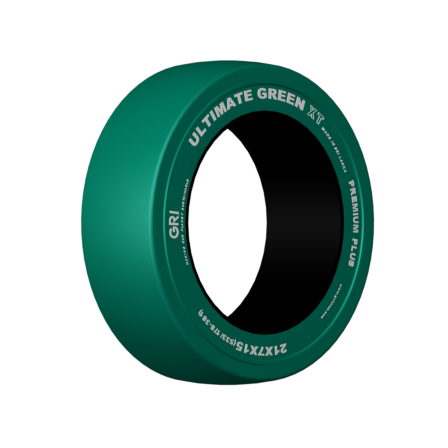 22x9x16(559_229-406)GRIULTIMATEGREENXTPressOnBand,Non-Marking,Smooth,Solid,Green
