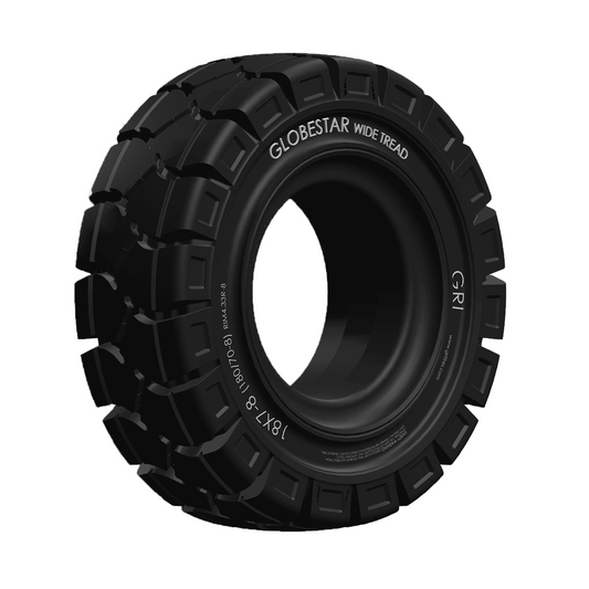 10.00-207.5"GRIBOMBCARTWideTread,Standard,Solid,Black